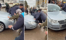 14 yaşındaki çocuğa çarpıp ağır yaraladı, aracını kalabalığın üzerine sürerek kaçtı