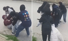 Bursada akran zorbalığı kamerada