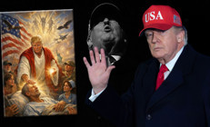 Trumptan kendisini Hz. İsa olarak gösteren paylaşım: Papa Leoya ağır eleştiriler