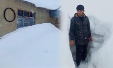 Dar geçitlerden evlerine ulaşmaya çalışıyorlar 5 aydır bu haldeyiz, köy görünmüyor