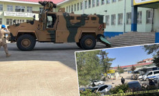 Şanlıurfa Siverekte silahlı saldırı: Okula giren saldırgan rastgele ateş açtı Bölgeden görüntüler