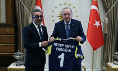 Cumhurbaşkanı Erdoğan, ABD-Türkiye İş Konseyi Başkanı Hamdi Ulukayayı kabul etti