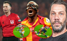 Fırat Aydınus, Galatasaray-Fenerbahçe derbisinin hakemi Yasin Kol için yazdı: O kadar kötüydü ki skor bile kurtarmaz Osimhen kırmızı kart görmeliydi