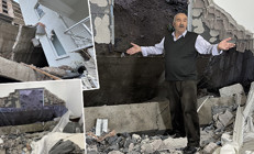 Sağanak yağış sonrası istinat duvarı çöktü: 3 katlı apartman ve özel anaokulu tahliye edildi Sabaha karşı bir gürültüyle uyandık