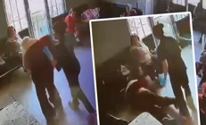 Yaşlı bakımevinde skandal görüntüler: Önce yere düşürdü sonra darbetti Sosyal medyada tepki yağıyor... 4 gözaltı