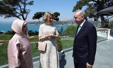 Cumhurbaşkanı Erdoğan, Belçika Kraliçesini kabul etti