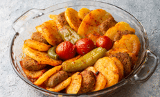 Fırında köfte patates tarifi