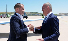 UEFA Başkanı Aleksander Ceferin, Avrupa Ligi finali için İstanbula geldi