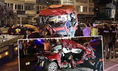 Giresunda tır iki otomobile çarptı: 5 kişi öldü, 6 kişi yaralandı