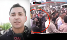 CNN TÜRK muhabirine Ali Mahir Başarırdan saldırı