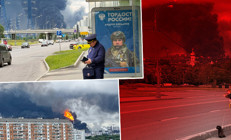 Moskovaya yüzlerce İHA ile saldırı: Petrol rafinerisinde patlama