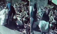 Yüzlerini maskeyle gizleyip geri dönüşüm tesisine girdiler: 250 bin TLlik bakır çaldılar