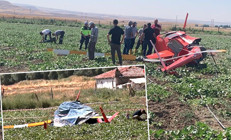 Ankarada eğitim helikopteri düştü: 2 yaralı