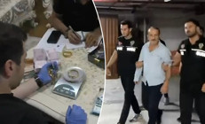 UltraAslan lideri Sebahattin Şirinin evinde 8,5 saat arama yapıldı 65 milyon lira değerinde altın, döviz ve ziynet eşyası bulundu