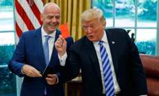 Trumptan FIFA Başkanı Infantinoya destek