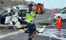 Kuzey Marmara Otoyolu Uskumruköyde kaza; 1i çocuk 3 ölü 5 yaralı