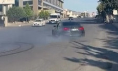 Esenyurtta drift atan ehliyetsiz sürücüye 220 bin lira ceza