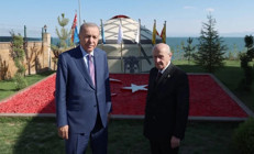 Erdoğan Ahlat’ta Bahçeli ile görüştü