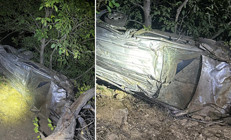 Bingölde feci kaza Araç uçuruma yuvarlandı: 4 can kaybı, 5 yaralı