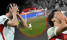 Belçika-Türkiye maçının kırılma anı: Merih Demiral boş kaleyi kaçırdı