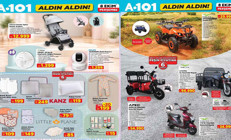 A101 ALDIN ALDIN KATALOG BU HAFTA 8 EKİM 2026 || Perşembe günü A101 aktüel afişi ürünleri neler A101 indirim broşürü ile dikiş makinesi, giyilebilir göğüs pompası, motor kaskı, bebek arabası, piyanolu oyun halısı getiriyor
