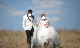 Bu düğün fotoğrafları sosyal medyayı salladı