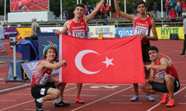 Genç atletler tarih yazdı Altın madalya rekorla geldi