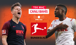 Bundesliga maçına 11,00 iddaa oranı Köln, Augsburg deplasmanında...
