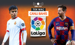 Kubo, Messiye karşı Barcelonaya Mallorca deplasmanında verilen iddaa oranı...