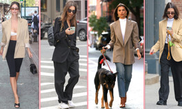 Sokak Stili: Emily Ratajkowskiden Blazer Ceket Giyme Dersleri
