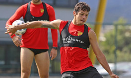 Göztepede Başakşehir hazırlıkları Guilherme antrenmanda...