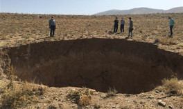 Konyada yine obruk oluştu İlk gördüğümüzde şaşkınlık geçirdik
