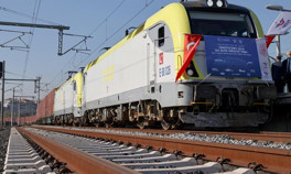 Türkiyeden Çine gidecek ihracat treni Sivasa ulaştı