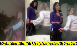 Şiddete maruz kalan yaşlı kadının ablası: Beni de döverler diye korkuyorum