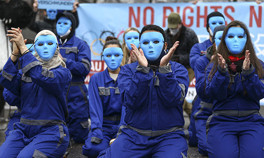Çinin Uygurlara yönelik baskı politikaları Berlinde protesto edildi