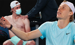 Avustralya Açıkta tuvalet krizi Denis Shapovalov hakemden izin alamayınca...