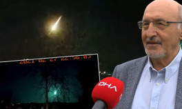 Heyecanlandıran görüntü Göktaşının düştüğü iddia edildi