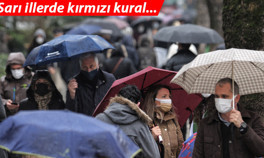 Koronavirüs önlemlerinde dikkat çeken detay.. Sarı ilde kırmızı bölge
