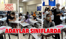 Adaylar sınıflarda