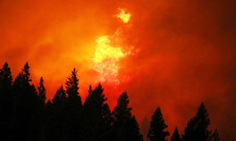 Atom bombası gibi görünüyordu... ABDde itfaiyeci kendi evini kurtaramadı