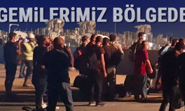 Milastaki yangın termik santrale ulaştı: İskeledeki vatandaşlar çıkarma gemisiyle tahliye ediliyor