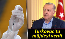 Erdoğandan tüm Türkiyeye çağrı Türk aşısı TURKOVACla ilgili müjdeyi verdi