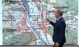 Sel felaketini yaşayan Bozkurt ilçesinin haritası çıkarıldı Evler neden yıkıldı Canlı yayında anlattı