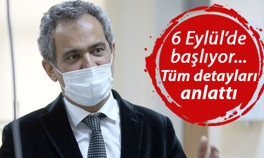Milli Eğitim Bakanı Özerden yüz yüze eğitim açıklaması