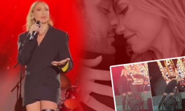 Hadise, sahnede yüzüğünü fırlatıp attı
