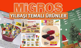 Migroskop 30 Kasım- 13 Aralık Kataloğu yayımlandı Yılbaşı temalı ürünler satışa sunuluyor… Çam ağacı, süslemeler, yılbaşı sepeti ve hediyeler raflarda olacak