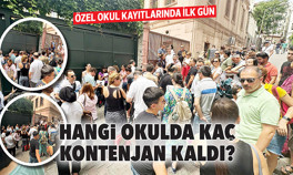 Özel okul kayıtlarında ilk gün... Hangi okulda kaç kontenjan kaldı