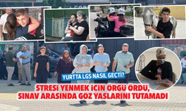 Yurtta LGS nasıl geçti... Stresi yenmek için örgü ördü, sınav arasında göz yaşlarını tutamadı