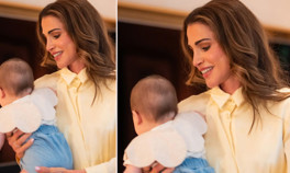 Küçük torunuyla sürpriz yaptı... Maşallah ikinize de