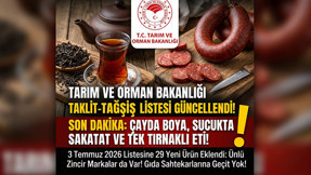 Tarım Bakanlığı Hileli Gıdalar Listesini Güncelledi! 3 Temmuz Tarım ve Orman Bakanlığı Taklit ve Tağşiş Listesi 2026 Şok Eden Markalar